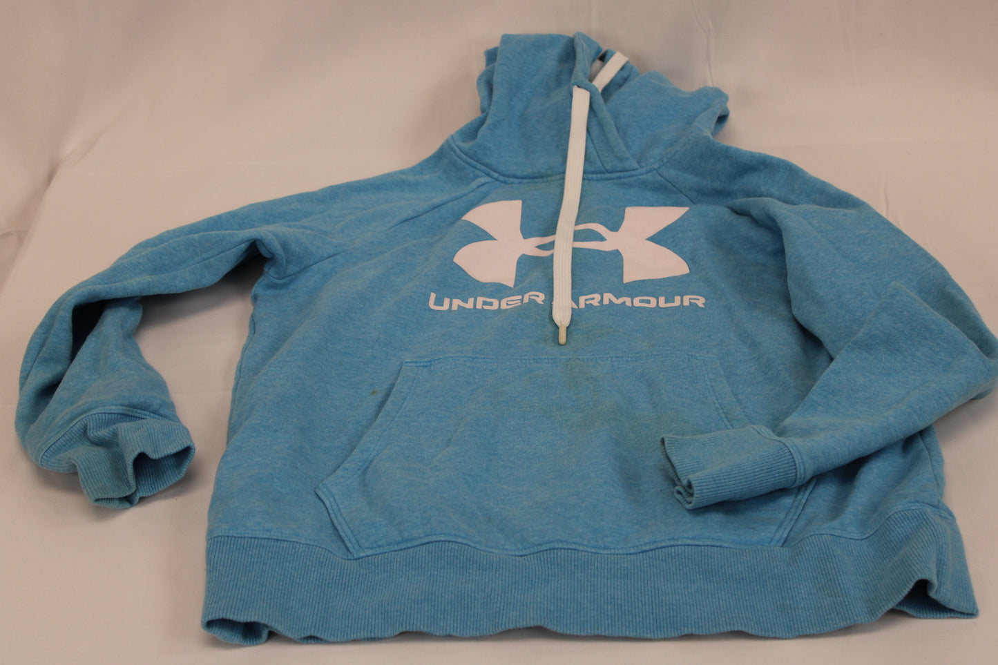 Under Armour fleece-lined hooded sweatshirt, teal, Women's XS