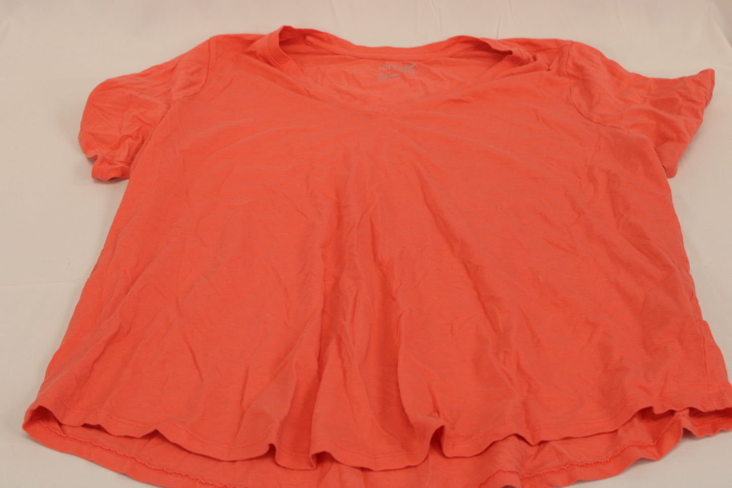 Terra & Sky cotton v-neck t-shirt, Women's XXL
