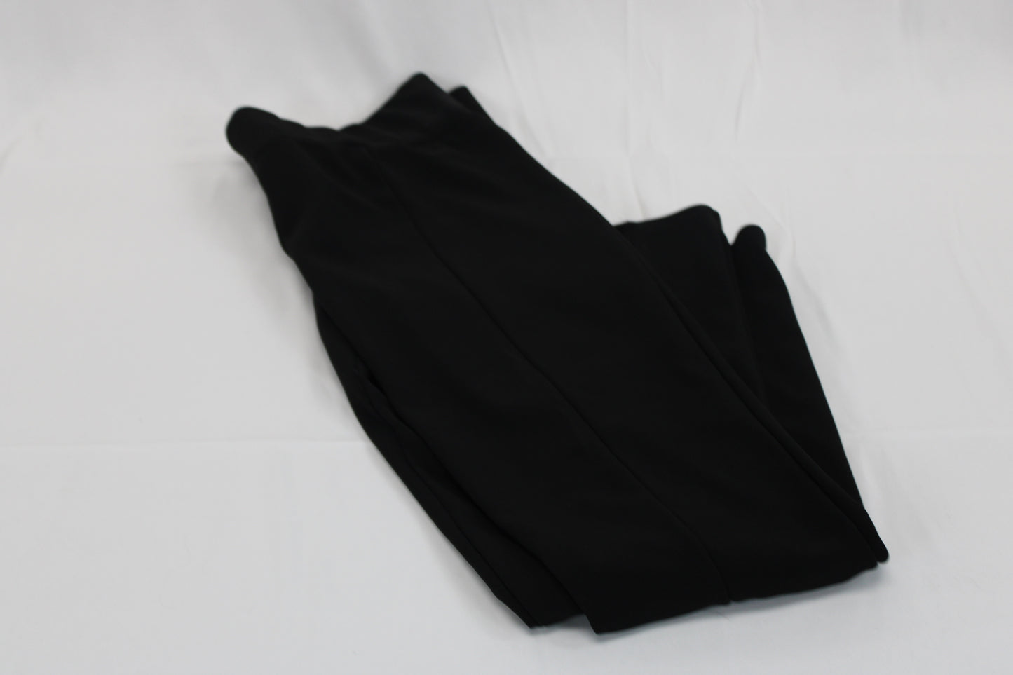 Wet Seal slim fit polyester trouser pant, black, Women's XL