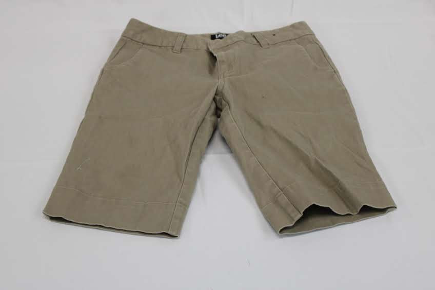 Lee slim fit bermuda shorts, khaki, Women's 3