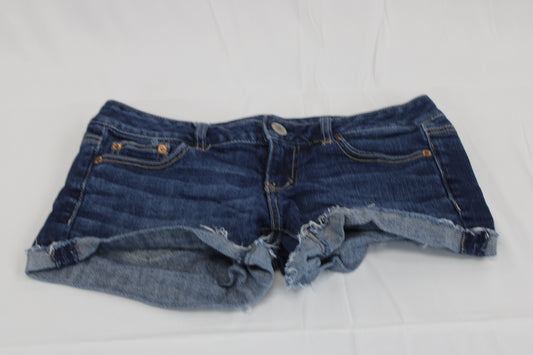 American Eagle dark wash denim shorts, Women's 4