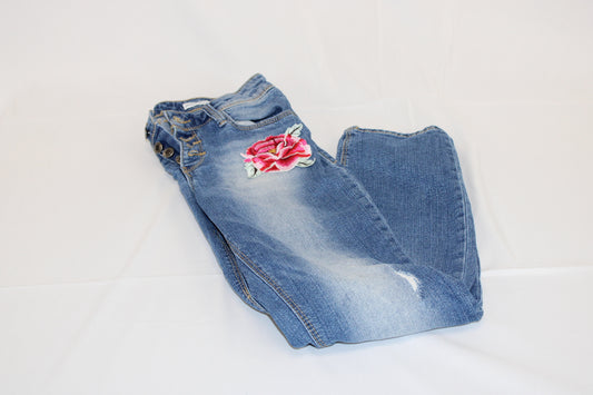Black Daisy relaxed skinny jeans, Women's 3