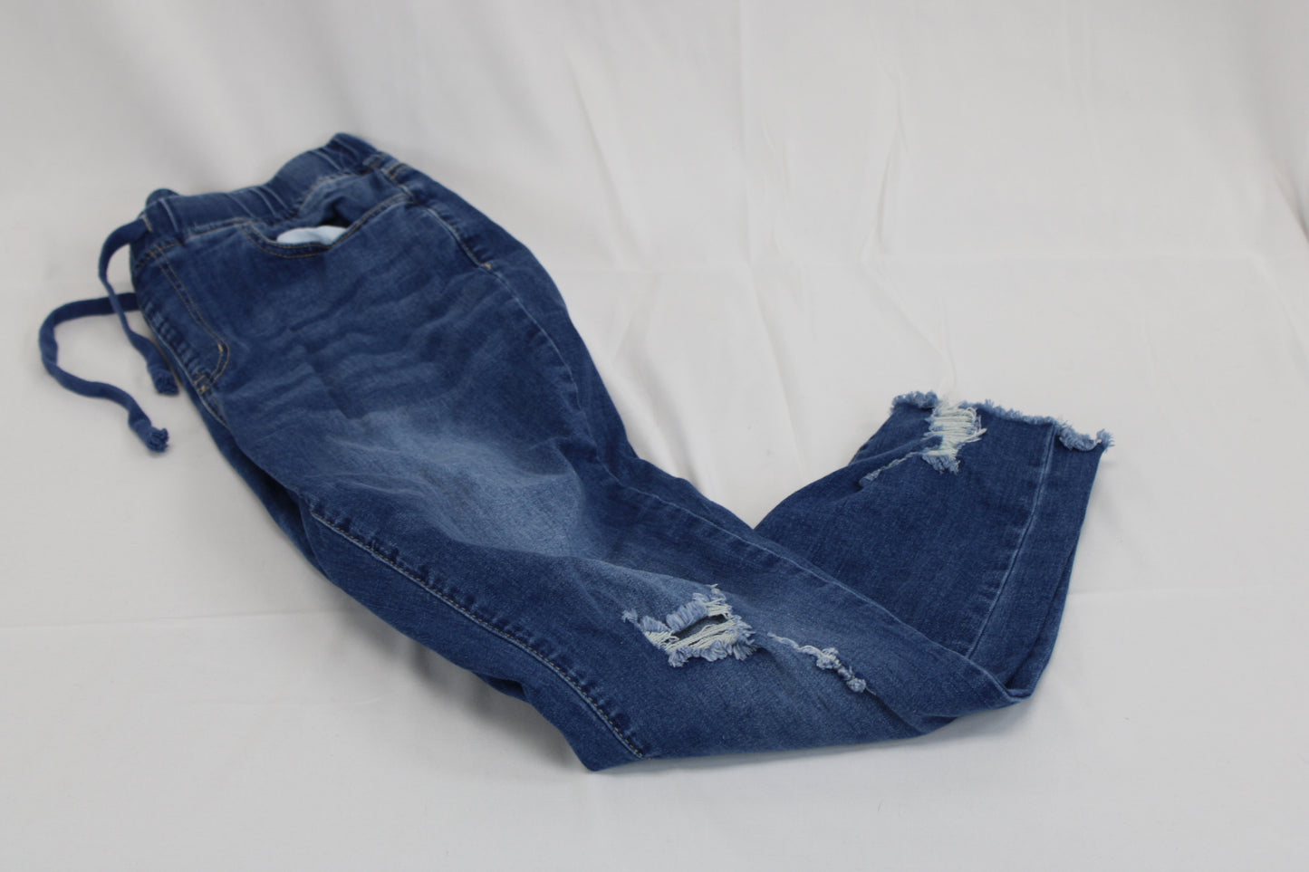 Royalty For Me drawstring ripped skinny jeans, Women's M