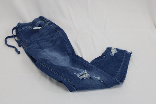 Royalty For Me drawstring ripped skinny jeans, Women's M