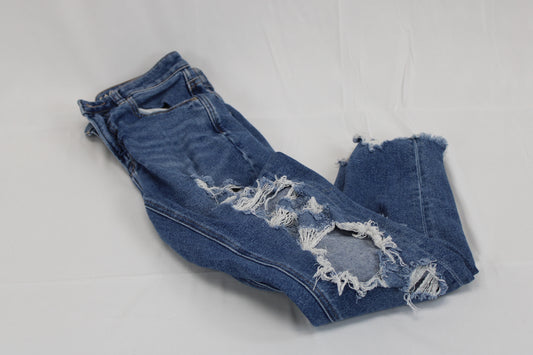 American Eagle high rise ripped jeans, Women's 2
