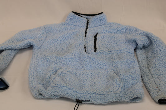 No Boundaries 1/4 zip fleece jacket, Women's S