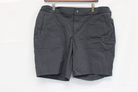 Active Life lightweight nylon stretch waistband short, gray, Women's XL