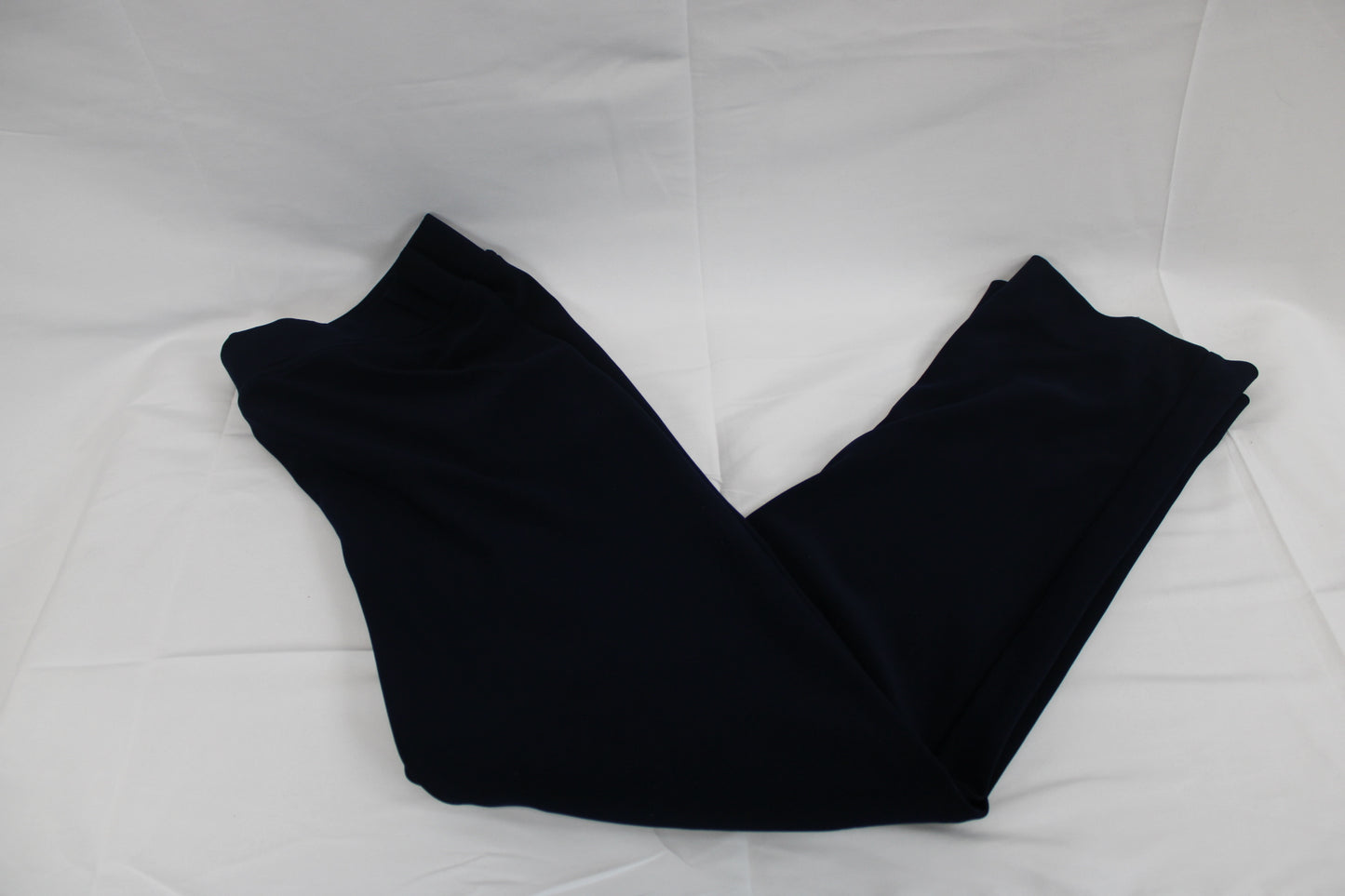 Joseph Ribkoff polyester stretch waist straight leg trousers, navy, Women's 14