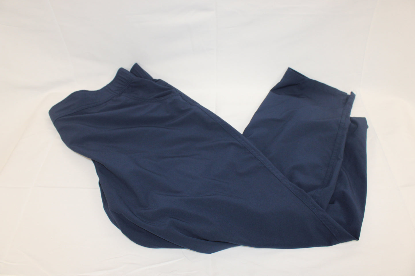 Eddie Bauer straight leg nylon trousers, navy, Women's XL