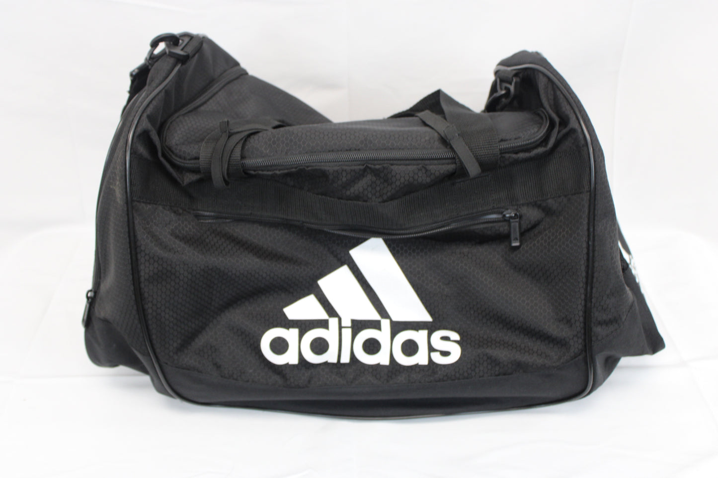 Adidas medium nylon duffel bag, black