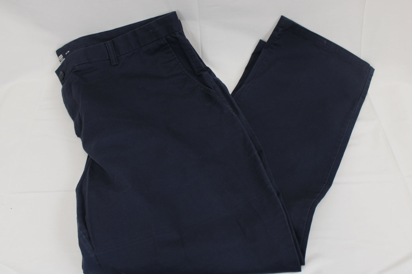 Old Navy straight leg flat front pants, navy, 46x32
