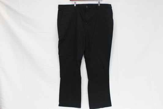 Old Navy straight leg flat front pants, black, 44x32