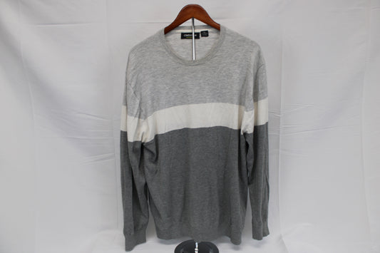 Liz Claiborne crew neck striped sweater, Men's XXL