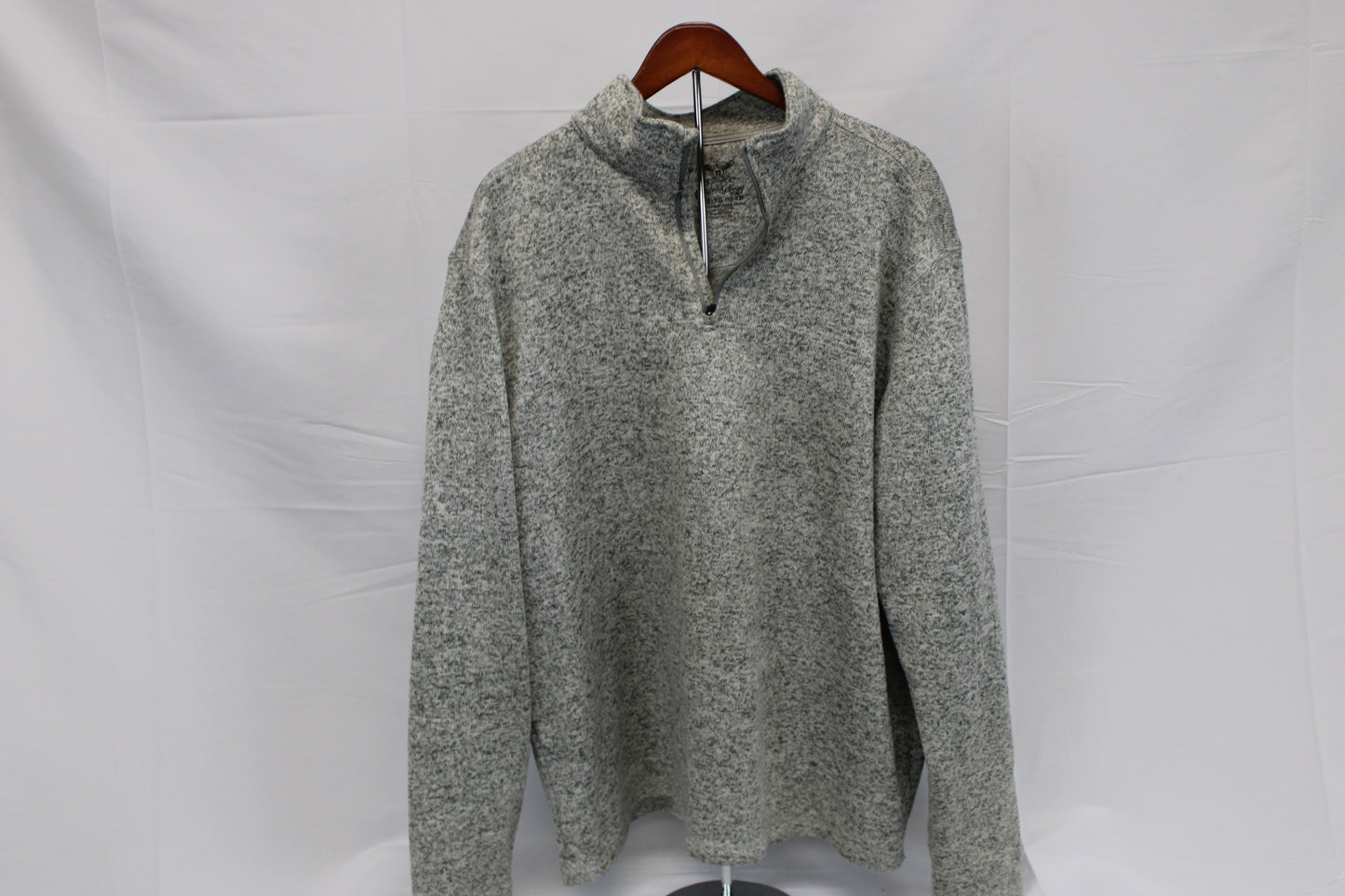 Faded Glory 1/4 zip polyester sweater, Men's XXL