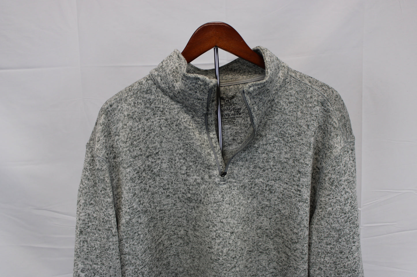 Faded Glory 1/4 zip polyester sweater, Men's XXL