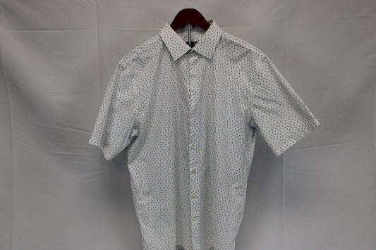 J. Ferrar slim fit short sleeve dress shirt, Men's XL