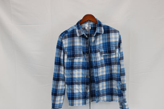 Old Navy regular fit long sleeve flannel shirt, Men's M