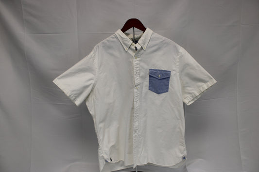 Ralph Lauren oxford short sleeve dress shirt, Men's XXL