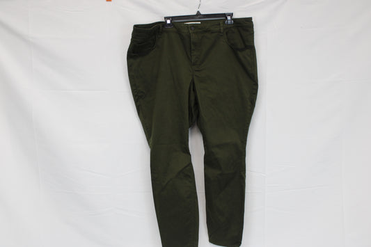 Old Navy Rockstar super skinny high rise pants, olive, Women's 24+