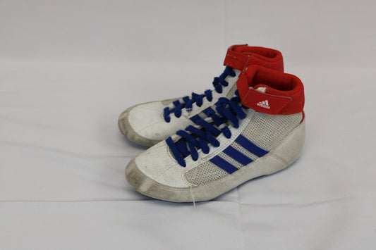 Adidas HVC 2 wrestling shoe, red/white, Youth 1