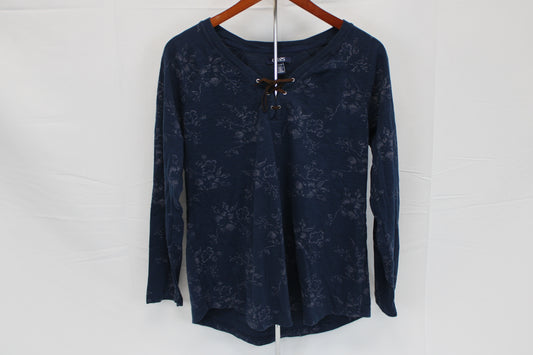 Chaps Ralph Lauren floral v-neck top, Women's XL