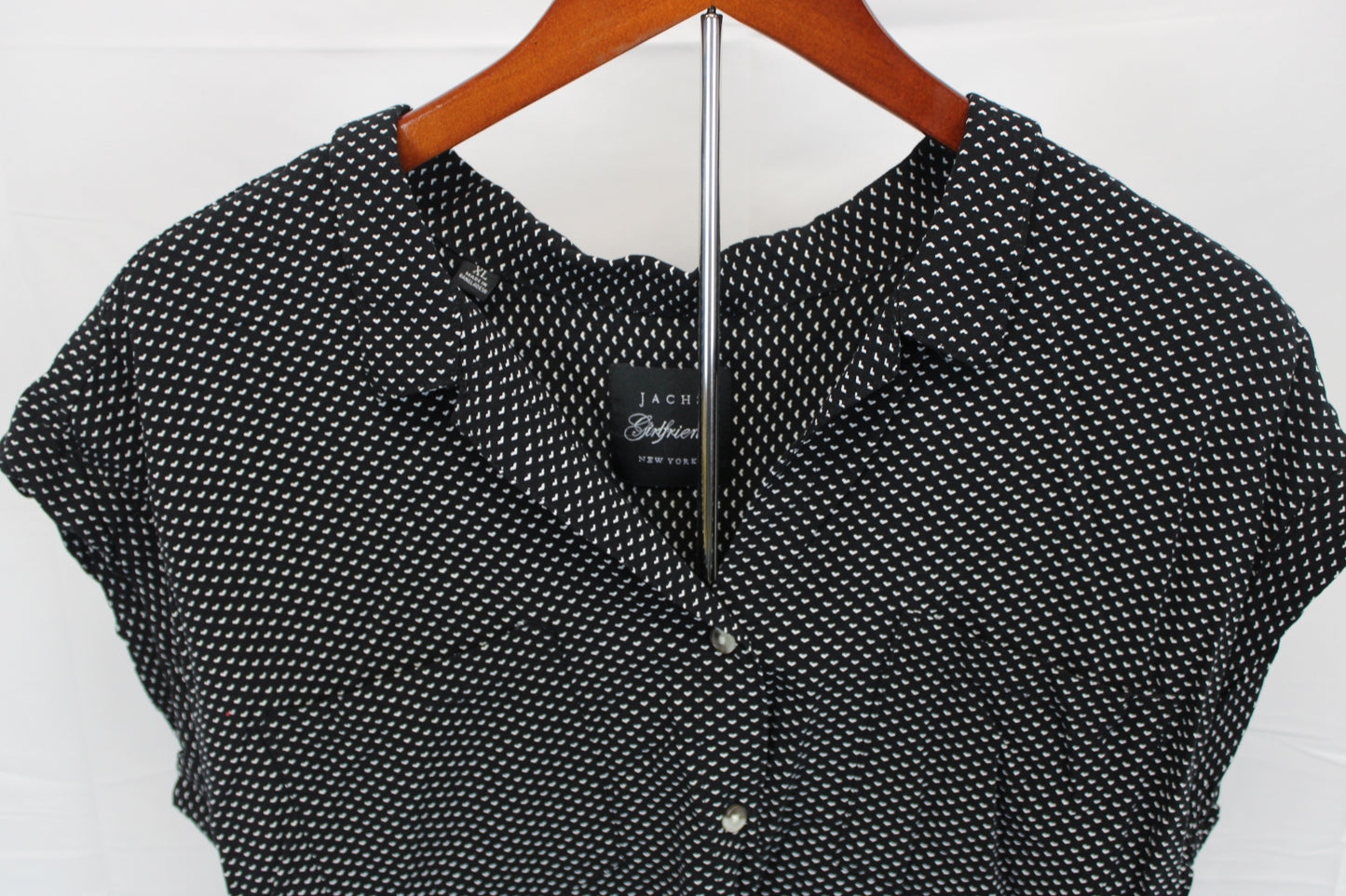 Jachs New York Girlfriend button down sleeveless blouse, Women's XL