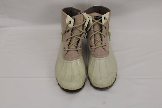 Sperry quilted upper water resistant duck boot, Women's 10