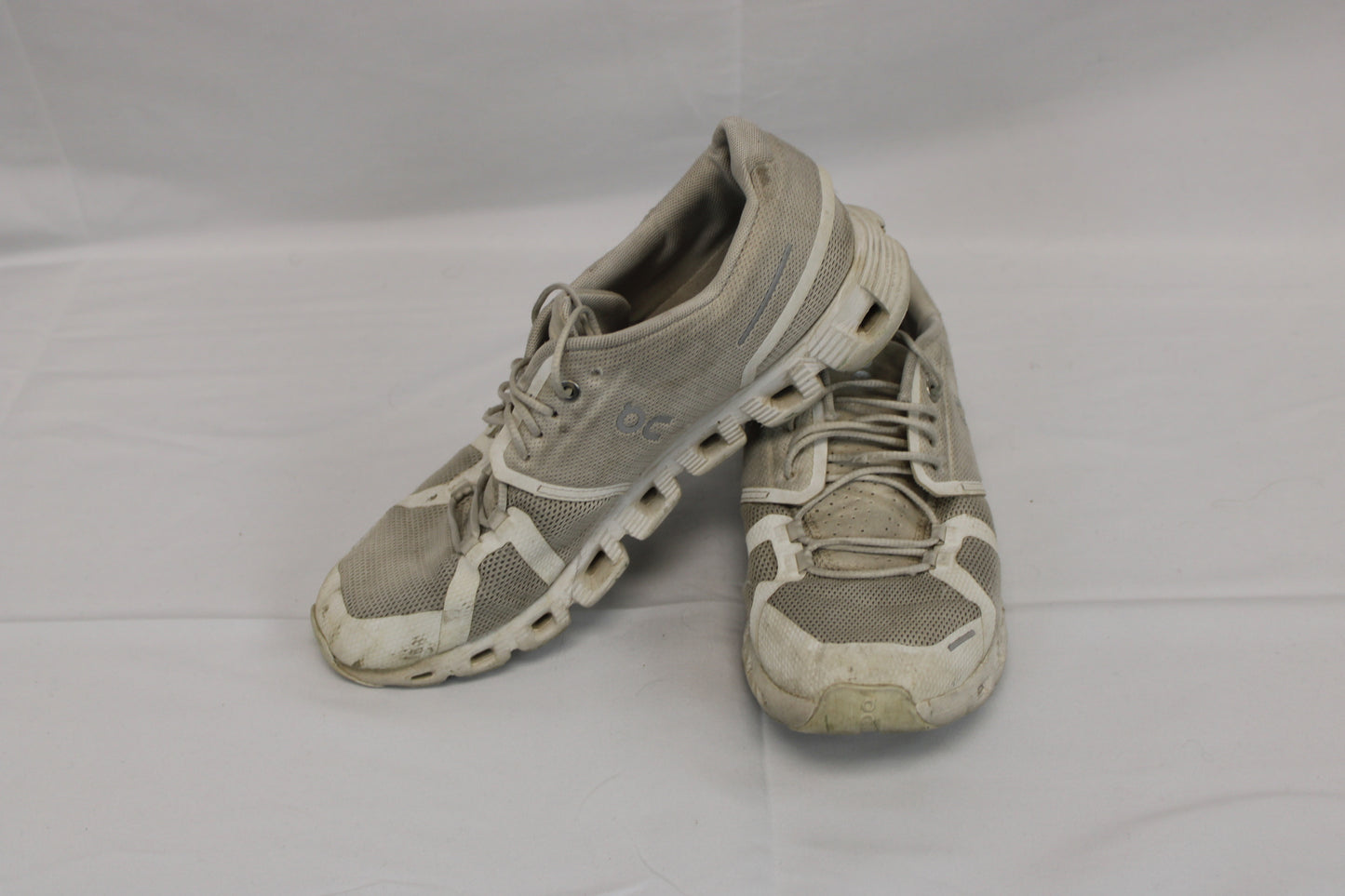 On Cloud 6 mesh running shoe, white/white, Women's 9