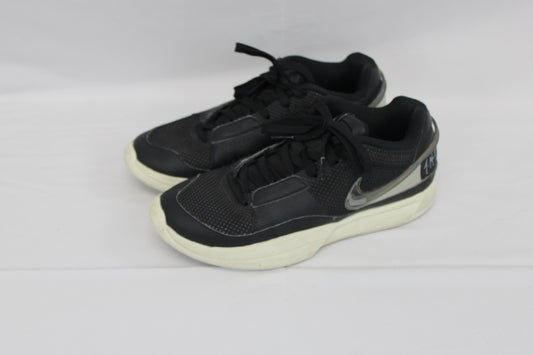 Nike Ja 1 low top basketball shoe, blk/white, Men's 8