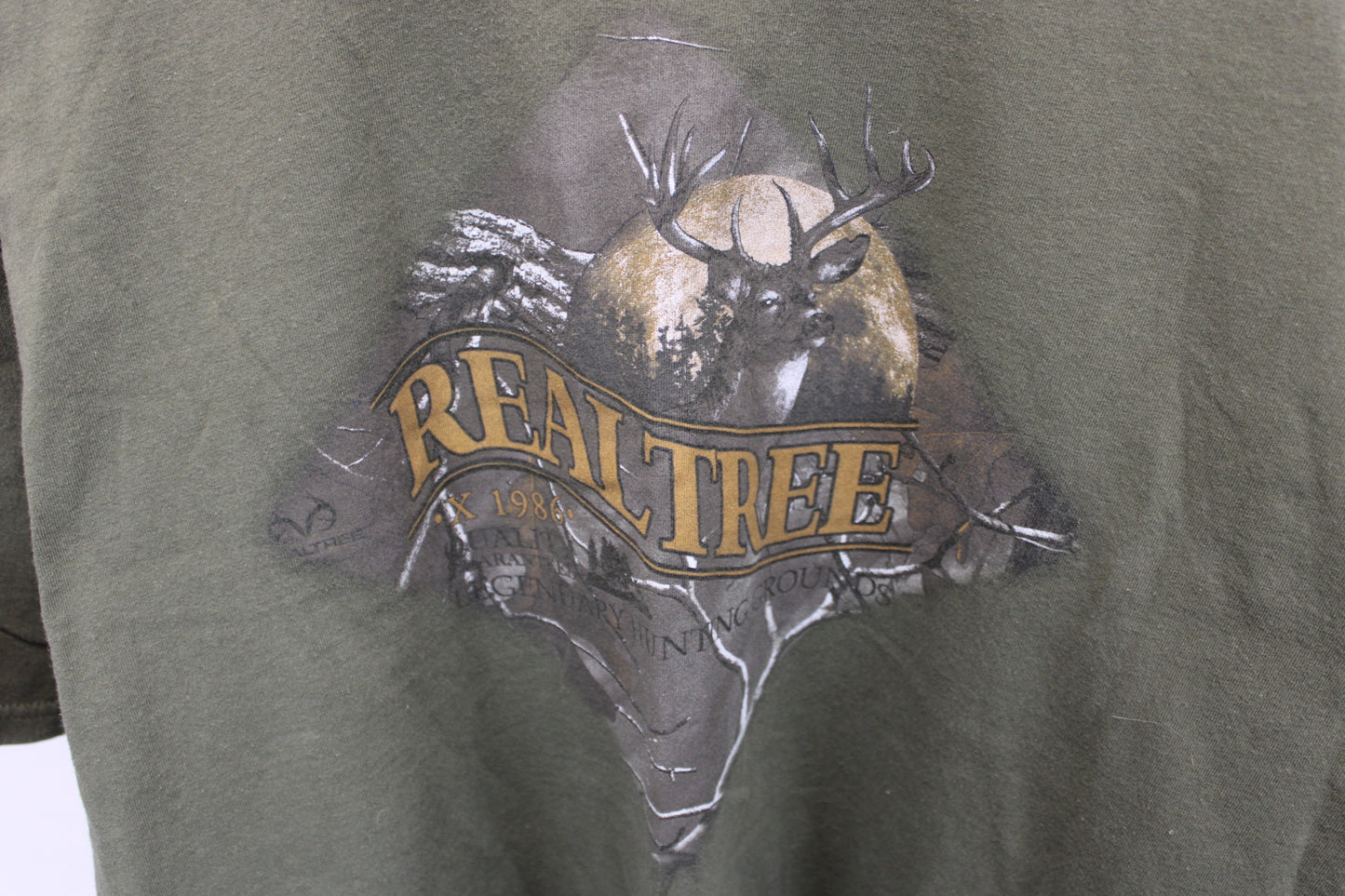 Realtree cotton graphic t-shirt, Men's XXL