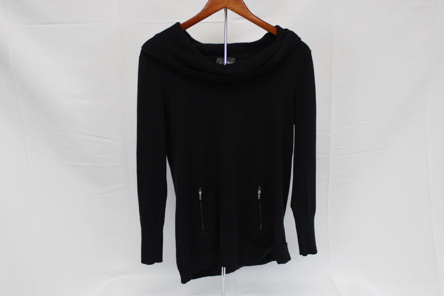Love Always cowl collar long sweater, Women's L