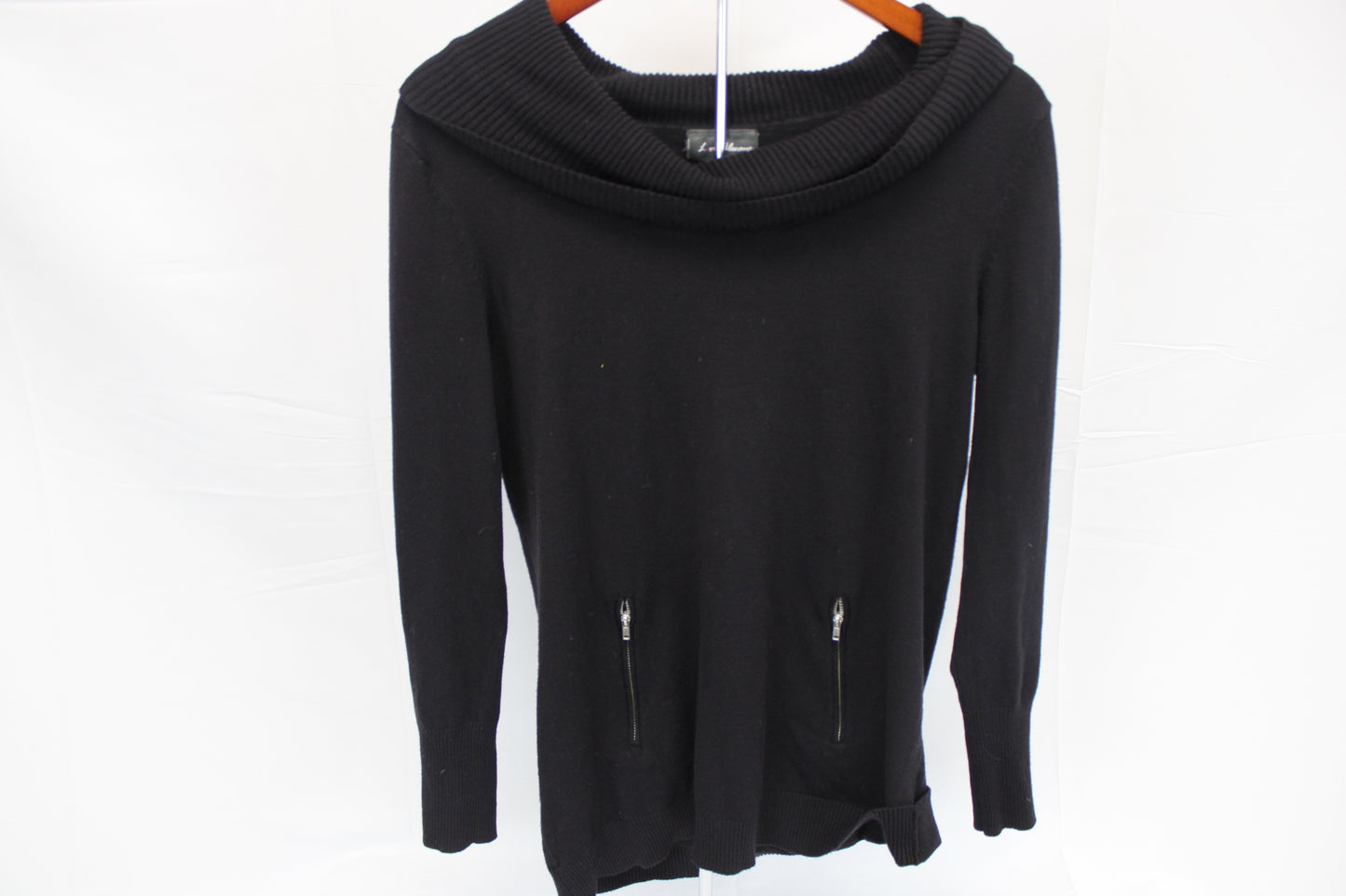 Love Always cowl collar long sweater, Women's L