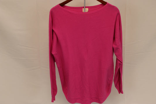 Dreamers crew neck long sweater, pink, Women's S