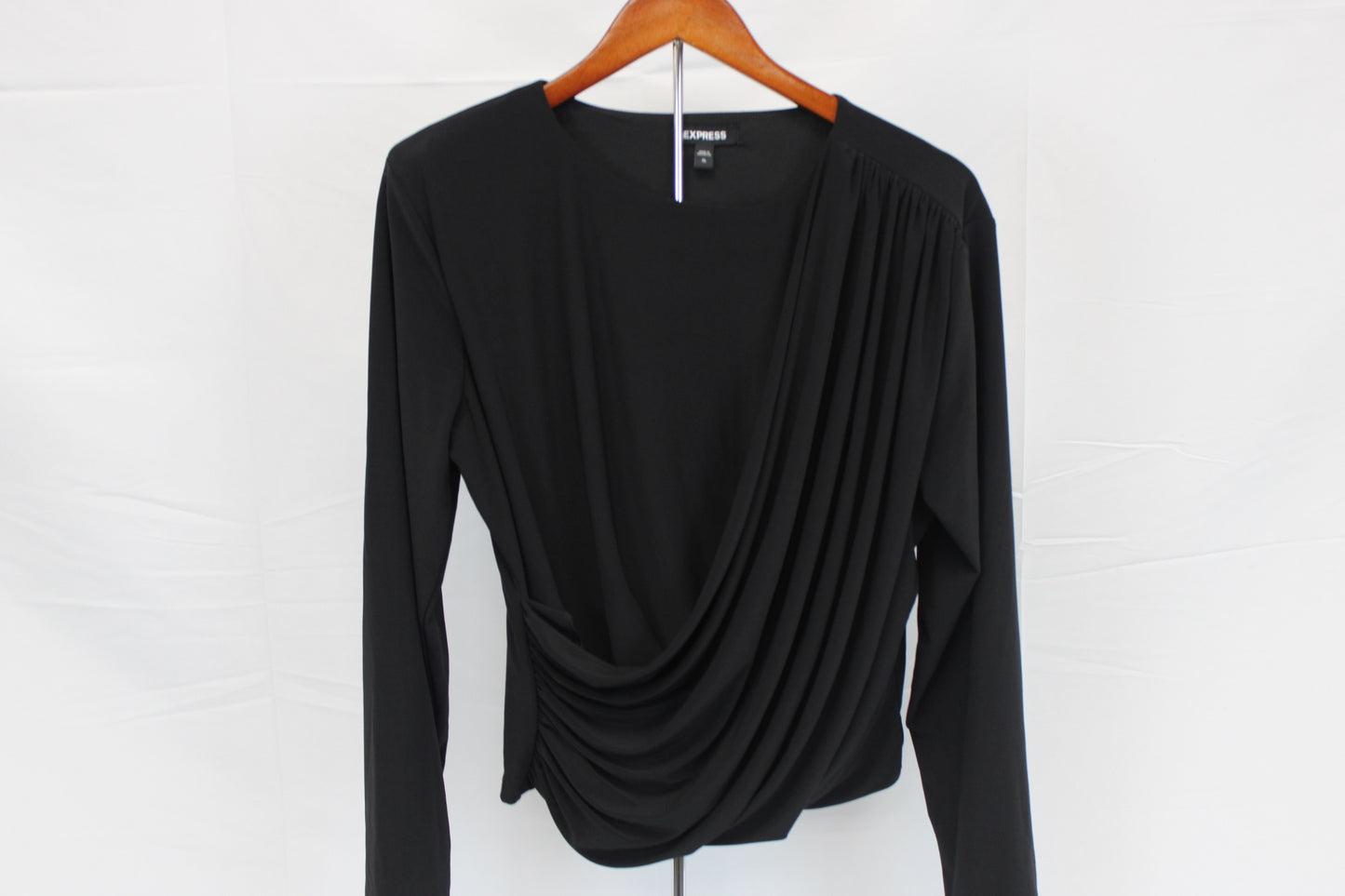 Express long sleeve polyester dress blouse, Women's XL