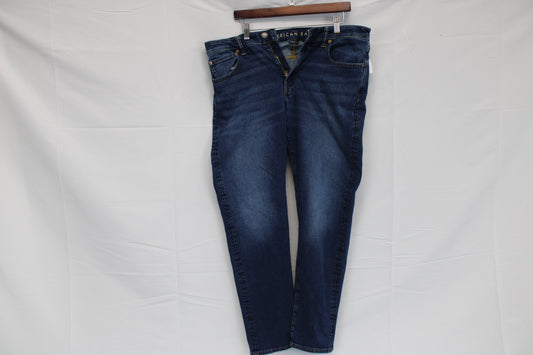 American Eagle slim straight dark wash jeans, Men's 36x32