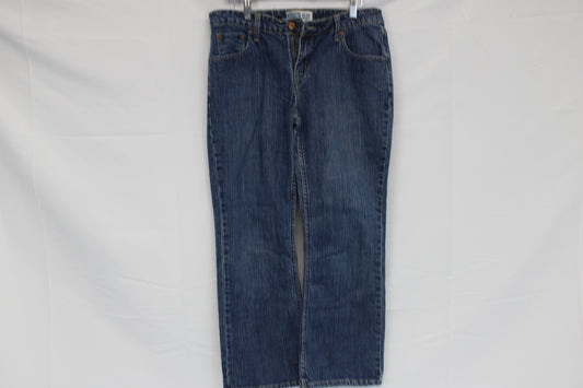 Levi's low rise boot cut jeans, Women's 12 short