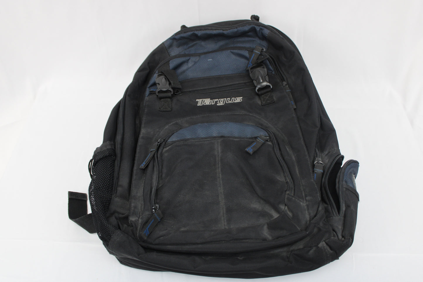 Targus large travel backpack w/ 14" laptop sleeve, navy blue