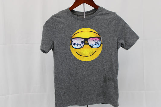 Old Navy smiley emoji graphic t-shirt, Youth 10-12