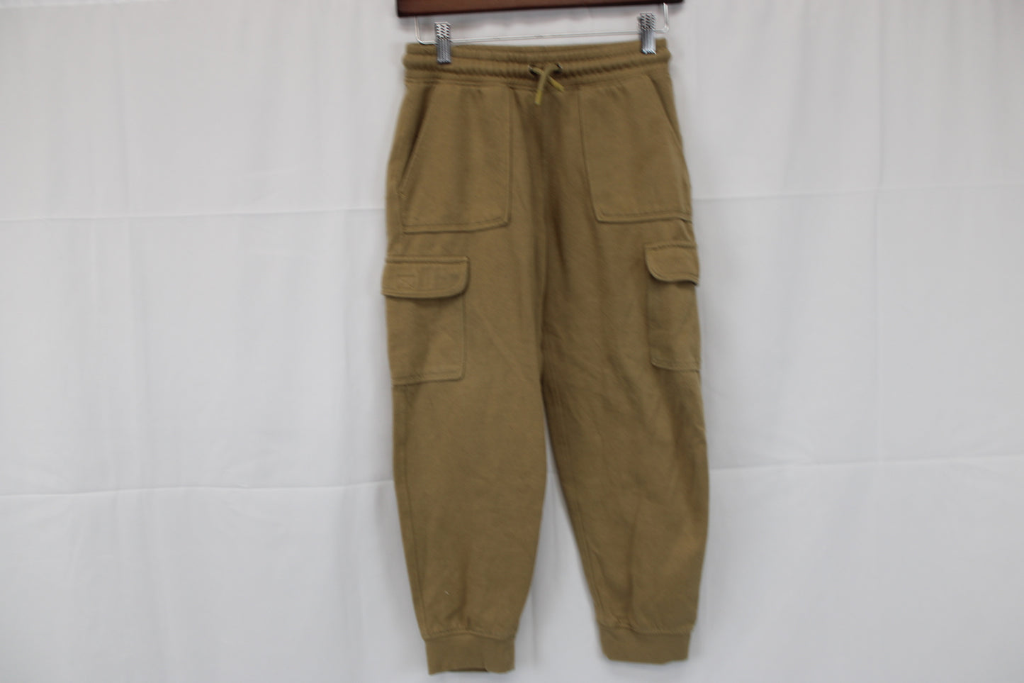 Old Navy fleece lined cargo jogger, khaki, Kid's 10-12