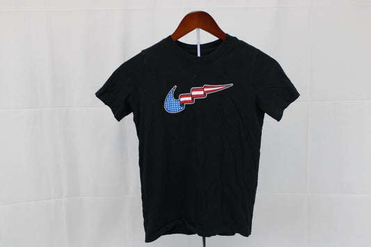 Nike star and stripes cotton logo t-shirt, Youth M