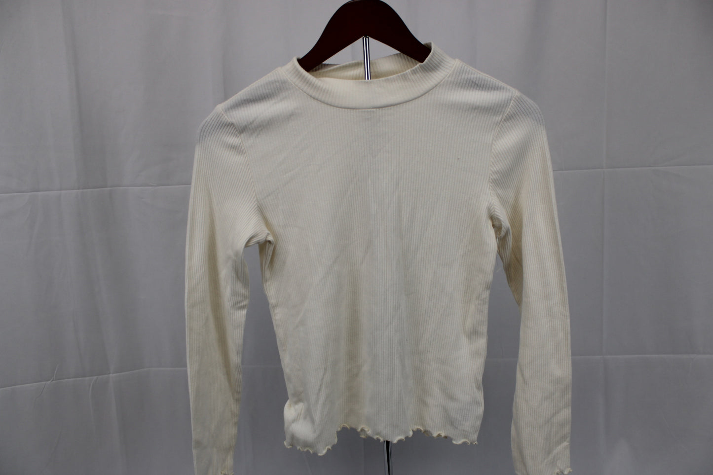 Old Navy ribbed mock neck long sleeve thermal, Girl's L (10-12)