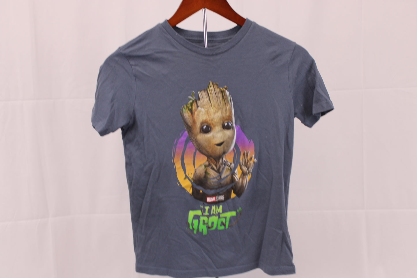 Marvel I am Groot cotton graphic t-shirt, Youth L