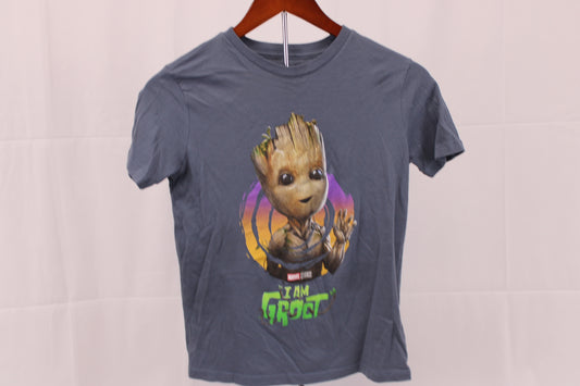 Marvel I am Groot cotton graphic t-shirt, Youth L