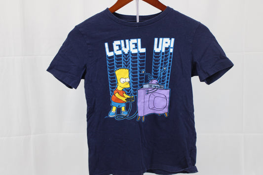 Old Navy Bart Simpson cotton graphic t-shirt, Boy's L (10-12)