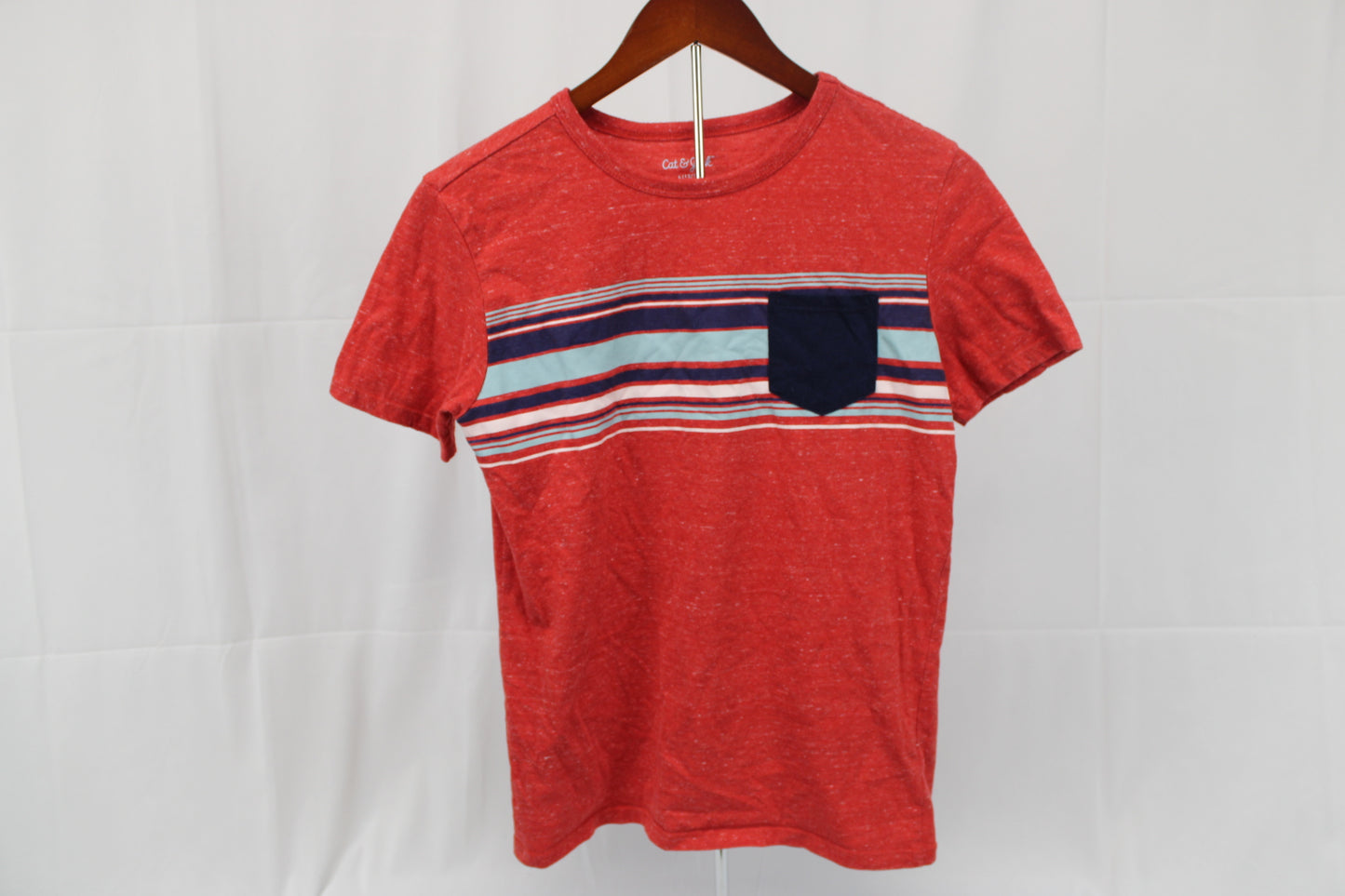 Cat & Jack striped cotton t-shirt, Boy's L