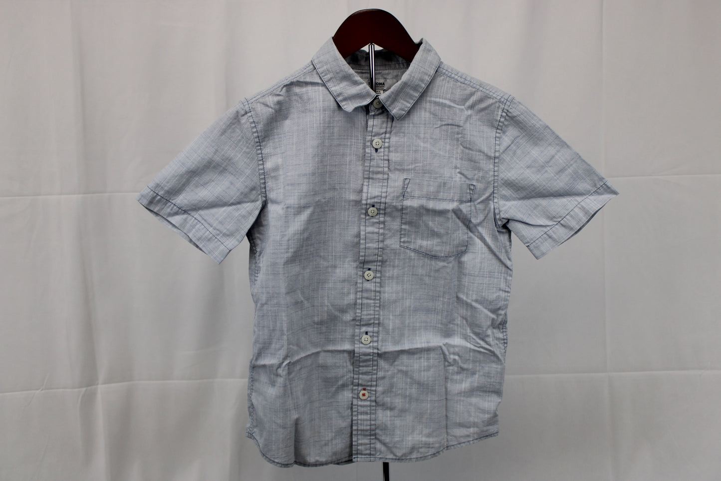 Sonoma short sleeve button down dress shirt, Boy's M