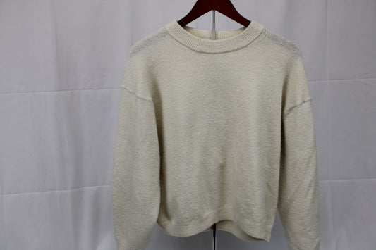 H&M cotton crew neck knitted sweater, Women's M