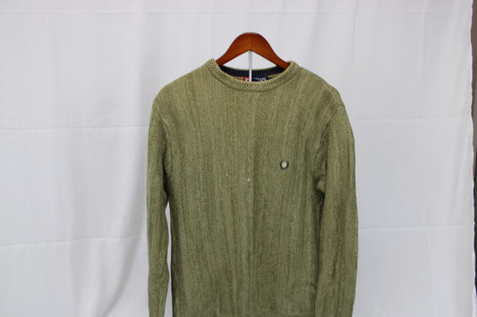 Chaps Ralph Lauren heavy cable knit crew neck sweater, Men's S
