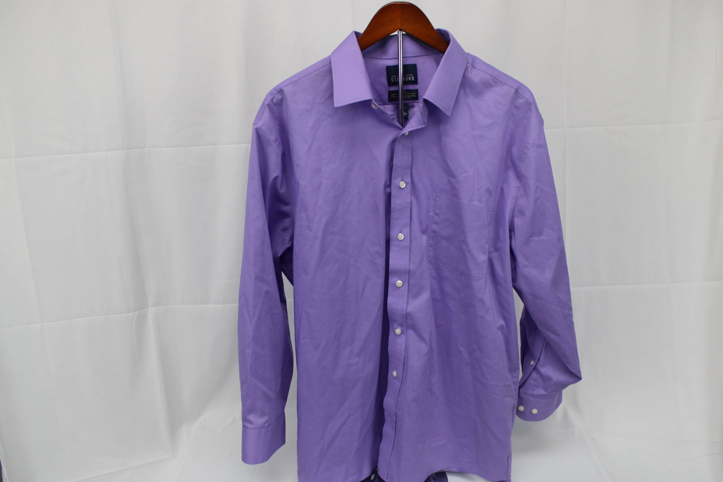 Stafford non iron cotton dress shirt, Men's XL (17-17 1/2)