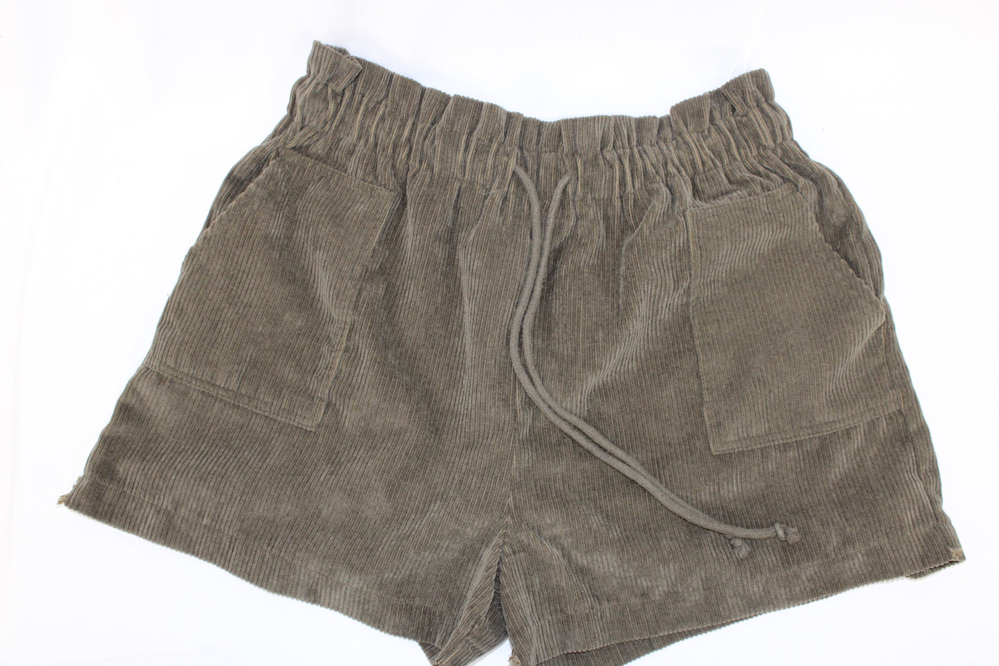 Favlux drawstring corduroy shorts, Women's L